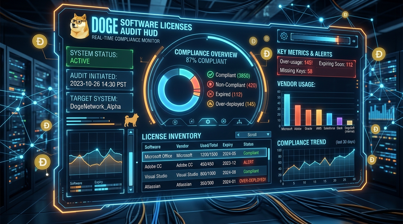 Doge Software Licenses Audit HUD
