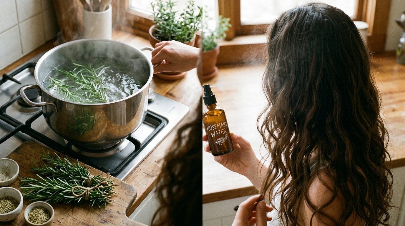 How to Make Rosemary Water for Hair