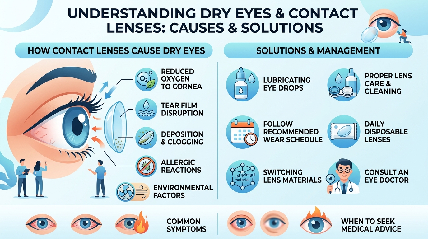 Dry Eyes and Contact Lenses